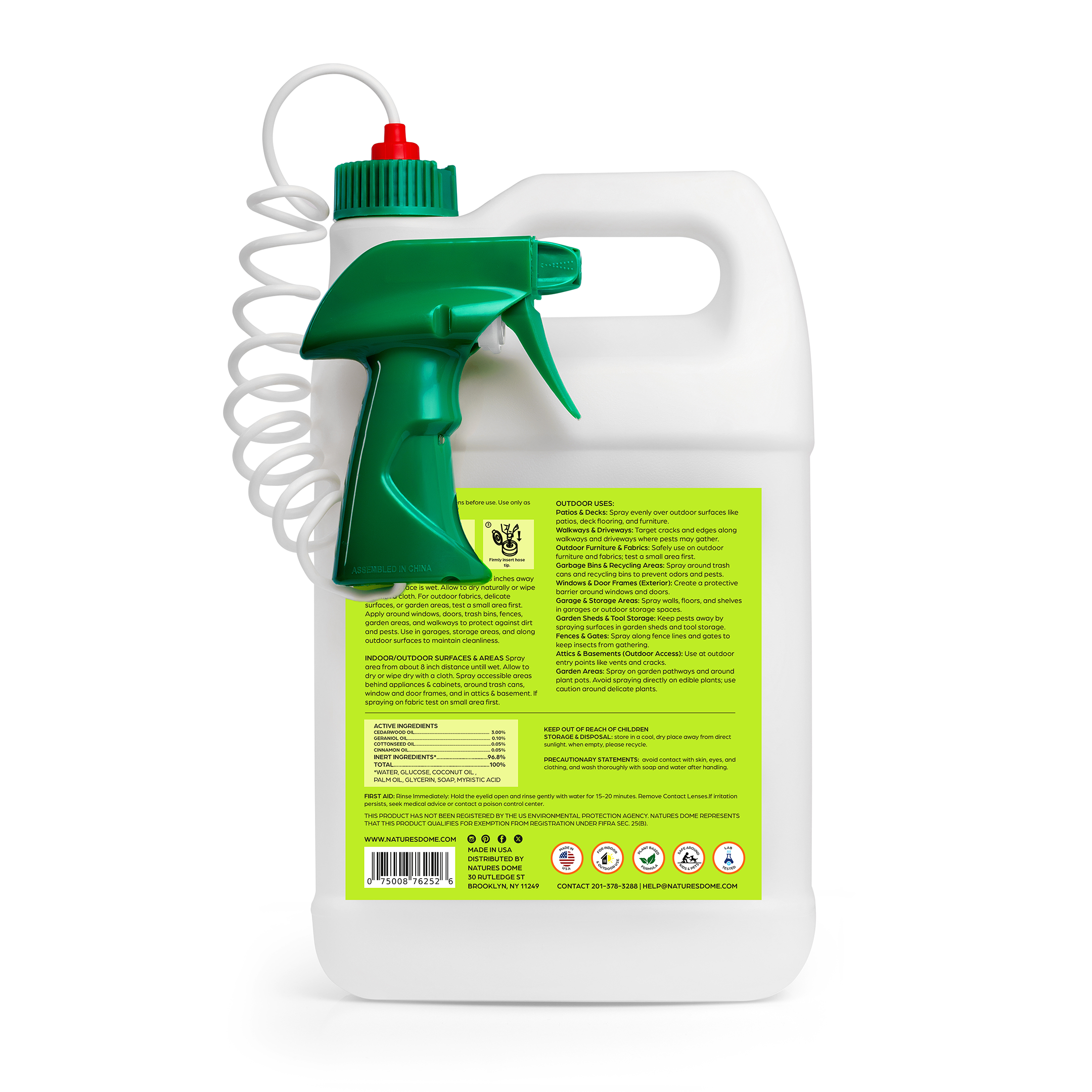 Nature’s Dome Natural Pest Spray – 1 Gallon Cedarwood