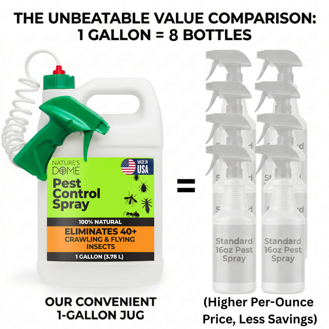 Nature’s Dome Natural Pest Spray – 1 Gallon