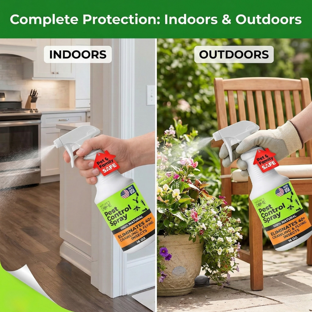 organic pest spray for garden Nature’s Dome Eco-Friendly Pest Control Spray – 16 oz