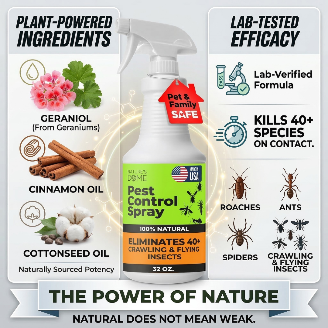 organic indoor plant bug spray Nature's Dome Eco-Friendly Pest Control Spray – 32 oz – Naturesdome