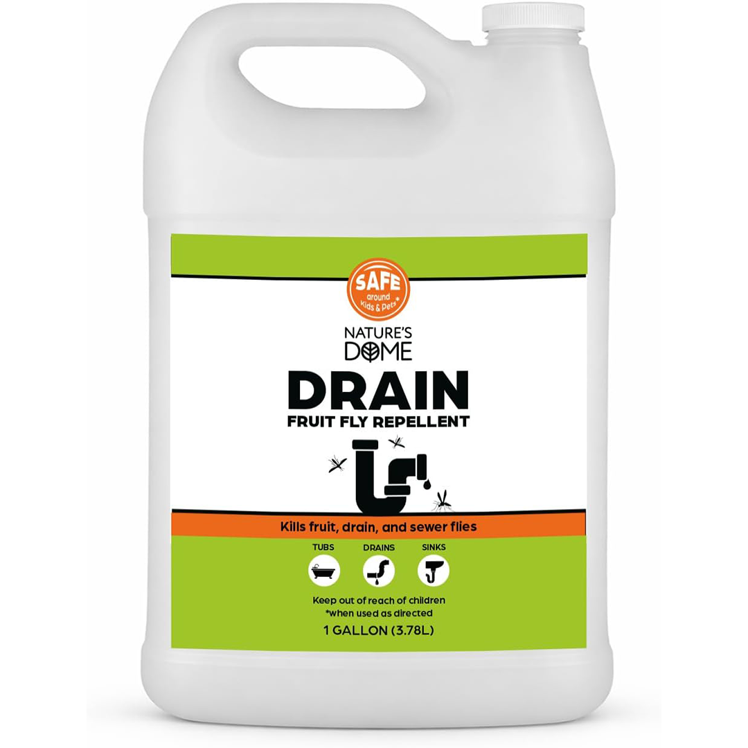 Nature’s Dome Drain Fly Killer Gel – 1 Gallon