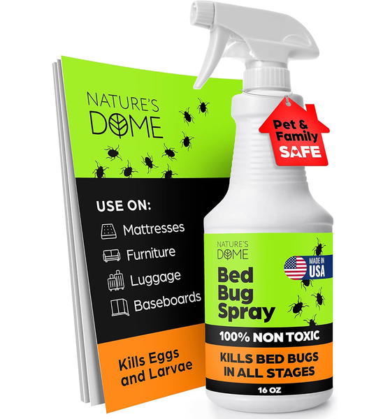 Nature’s Dome Bed Bug Spray – 16 oz