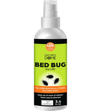 Nature’s Dome Bed Bug & Mite Spray – TSA-Approved 3.4 oz Travel Size– 100% Efficacy, Destroys Eggs & Resistant Strains, Made from Natural Ingredients