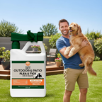 Nature’s Dome Flea & Tick Spray – 32 oz Hose-End