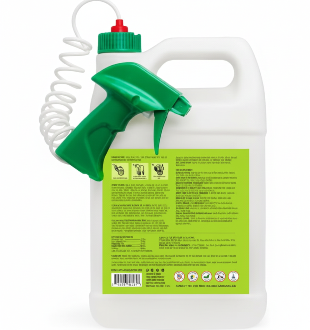 Nature's Dome 1 Gallon Pest Control Spray – Eco-Friendly, Ready-to-Use, Ant, Roach, Spider, Fly, Flea & Insect Control with Essential Oils – Fast-Acting, Child & Pet Safe for Indoor/Outdoor Use
