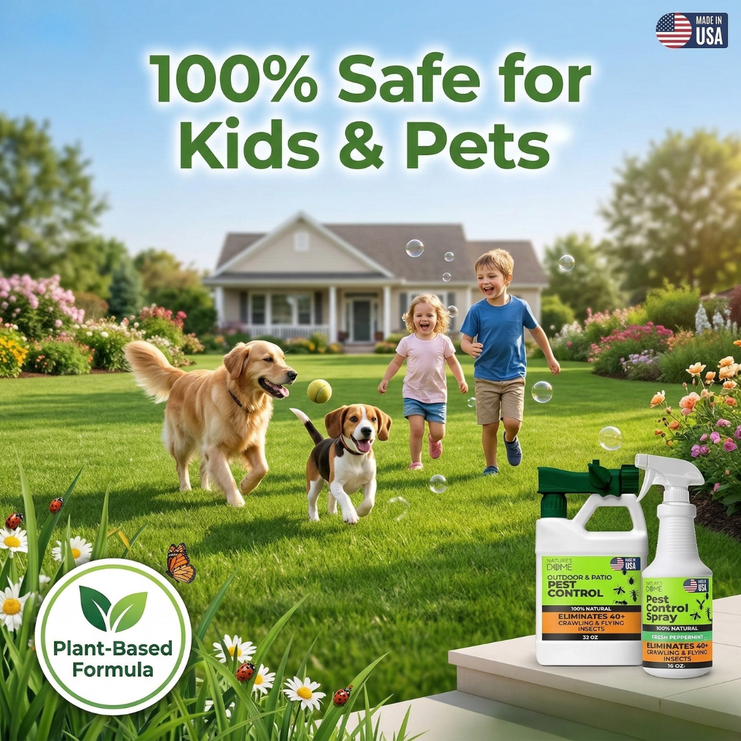 Nature’s Dome Outdoor Bug Spray - 32 oz Ready-to-Use