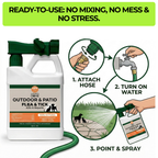 Nature’s Dome Flea & Tick Spray – 32 oz Hose-End