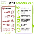 Nature’s Dome Flea & Tick Spray Peppermint – 16 oz