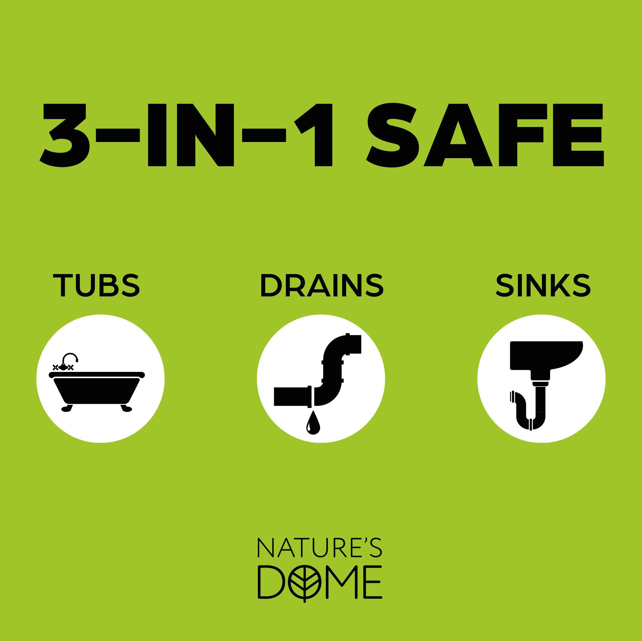 Nature’s Dome Drain Fly Killer Gel – 32 oz