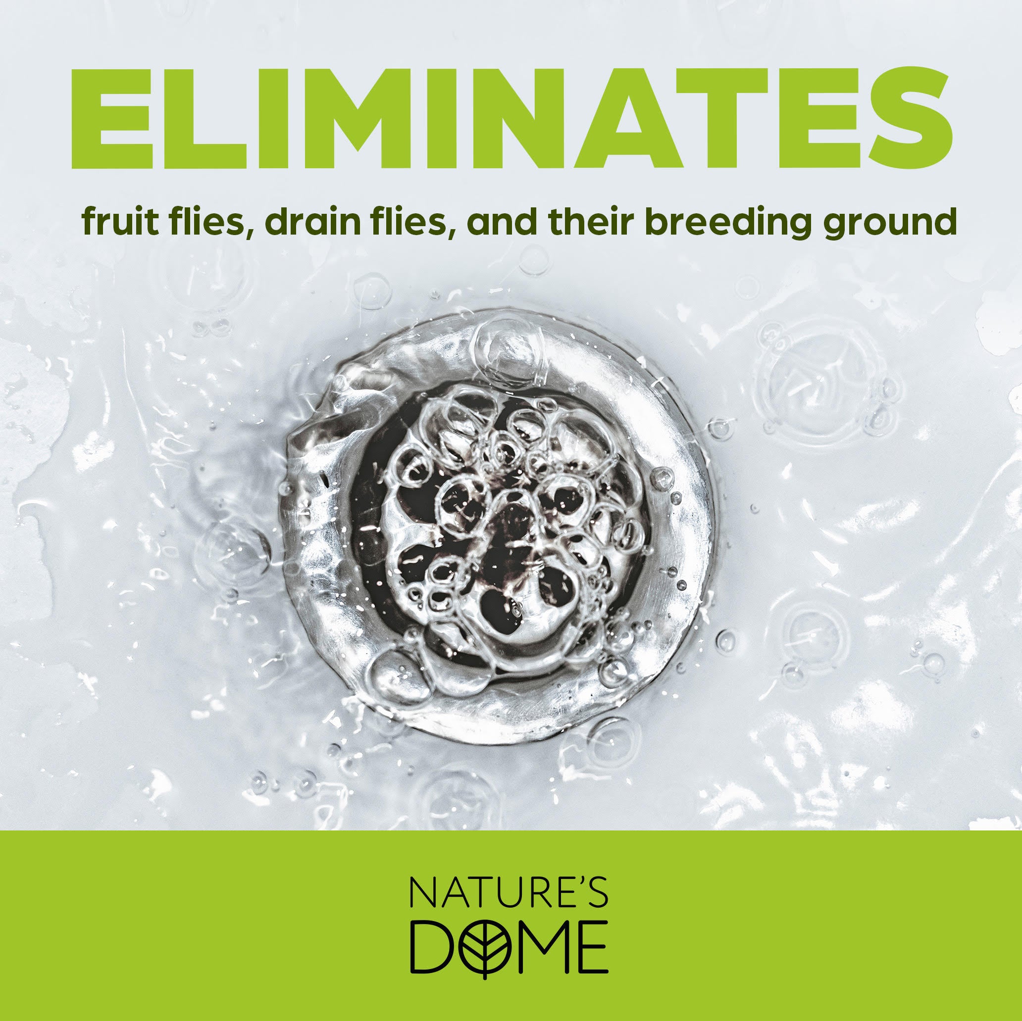 Nature’s Dome Drain Fly Killer Gel – 32 oz